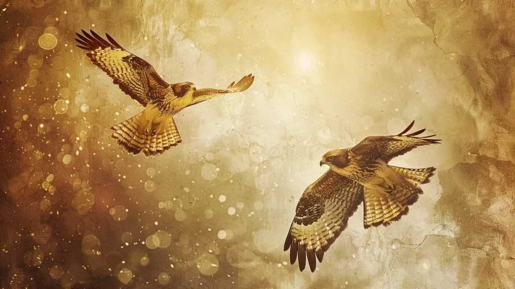 The Spiritual Significance of Two Hawks Circling