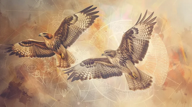 The Profound Spiritual Meaning of 2 Hawks Circling Above