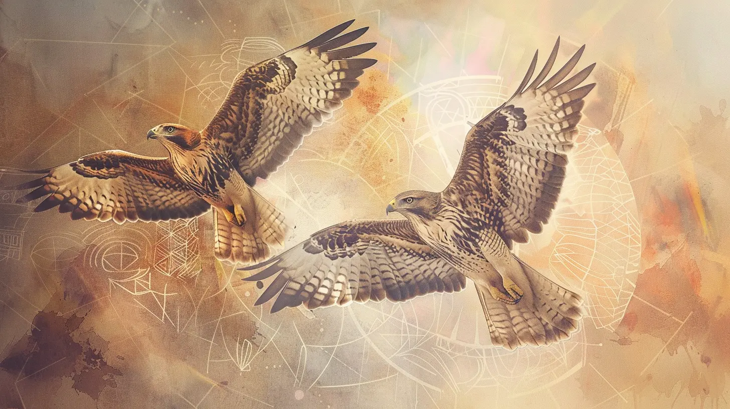 Profound Spiritual Meaning of 2 Hawks Circling Above