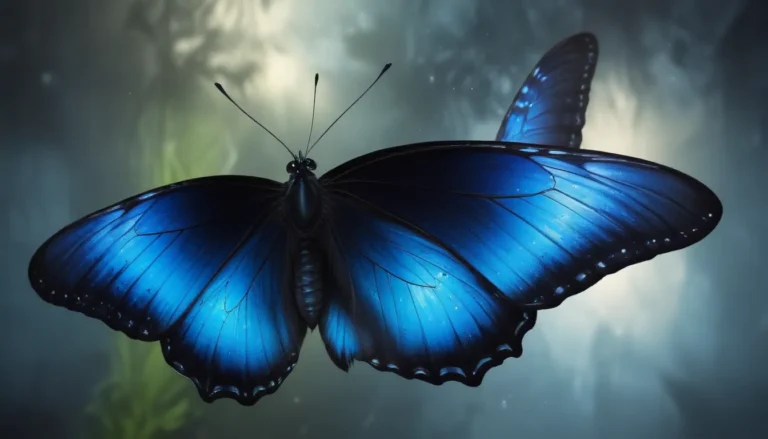 Black and Blue Butterfly: A Symbol of Transformation and Resilience