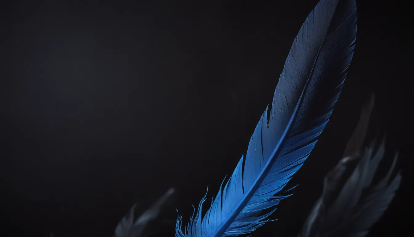 Black and Blue Feather Spiritual Meaning: A Comprehensive Guide