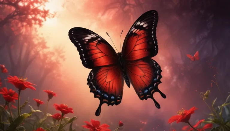 Black and Red Butterfly: A Symbol of Transformation and Change