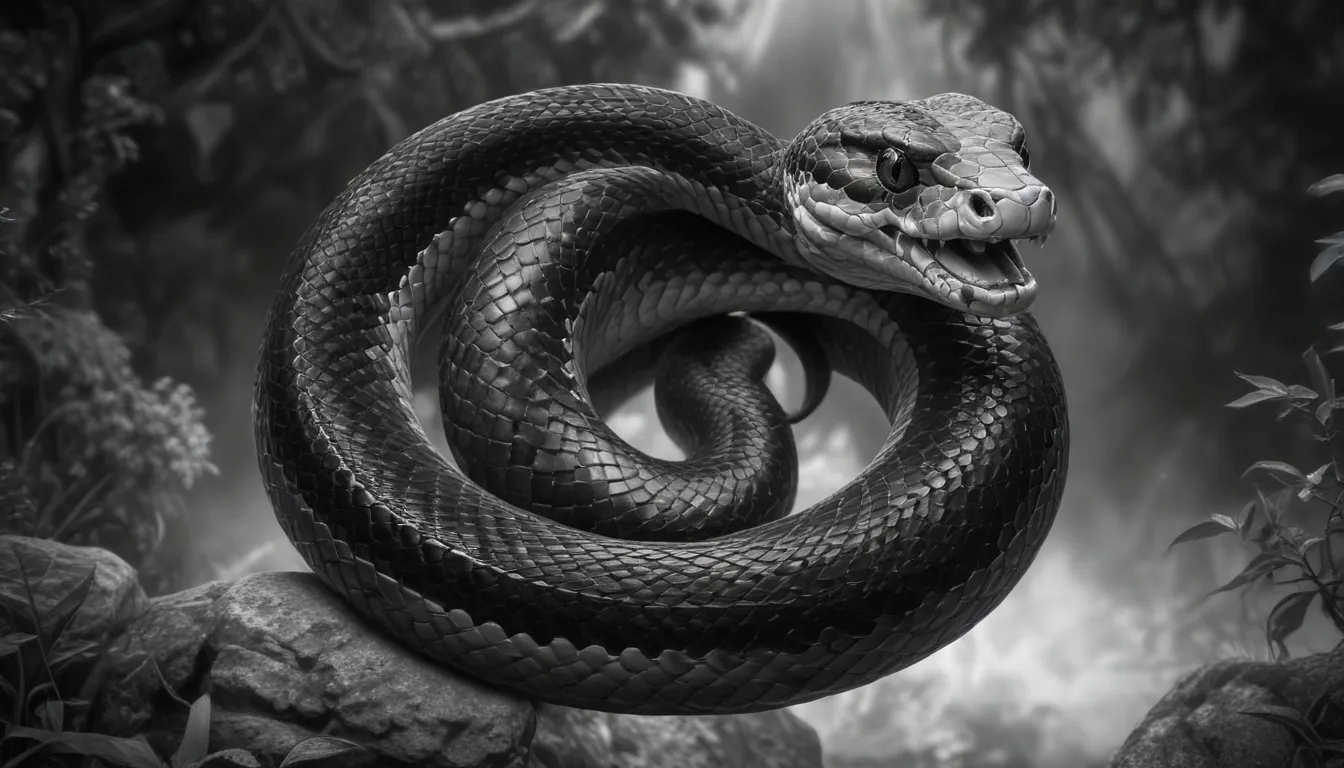 The Black and White Snake: A Symbol of Balance and Transformation