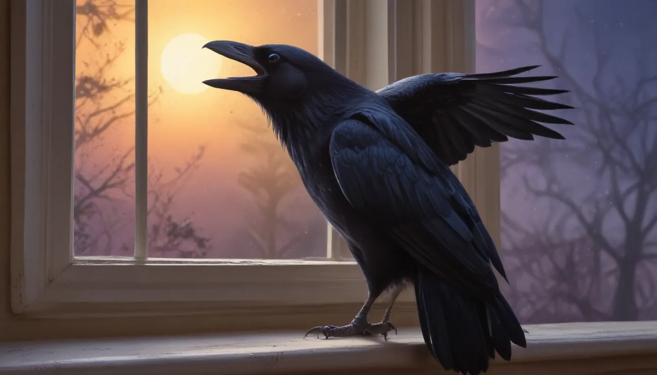 The Spiritual Meaning Behind Crow Cawing Outside My Window