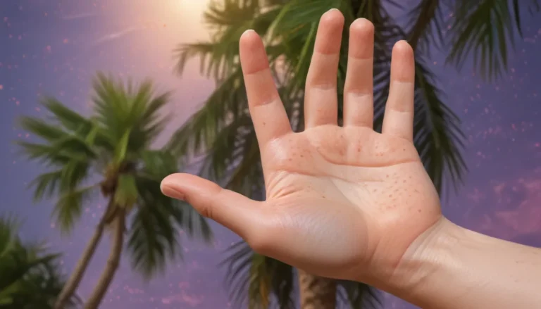 The Freckle on Your Palm: A Spiritual Symbol of Individuality and Connection