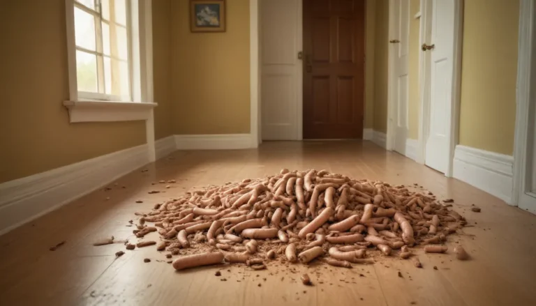 Maggots on Floor in House