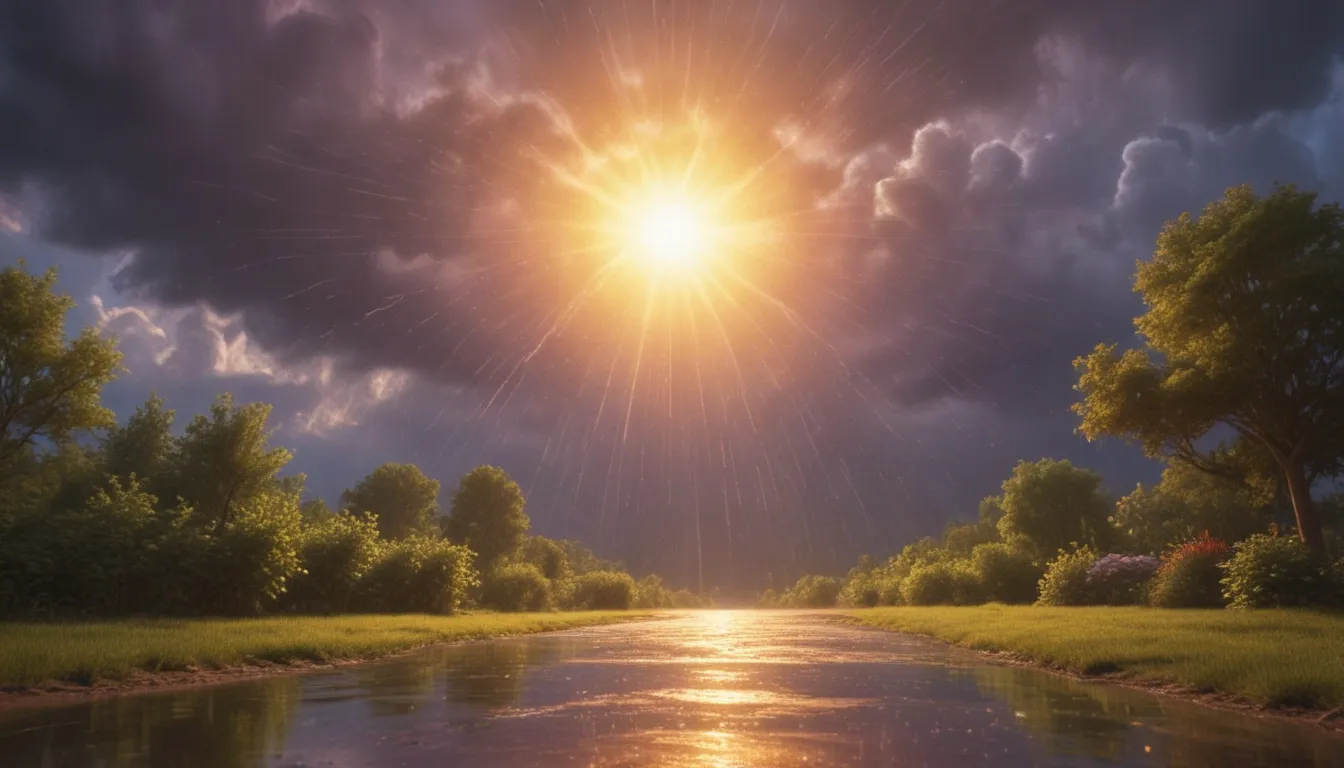 Raining While the Sun is Out: Spiritual Meaning