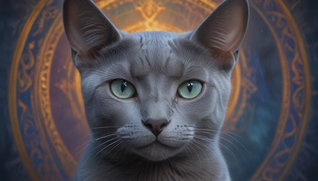 The Russian Blue Cat: A Spiritual Symbol of Calmness and Serenity