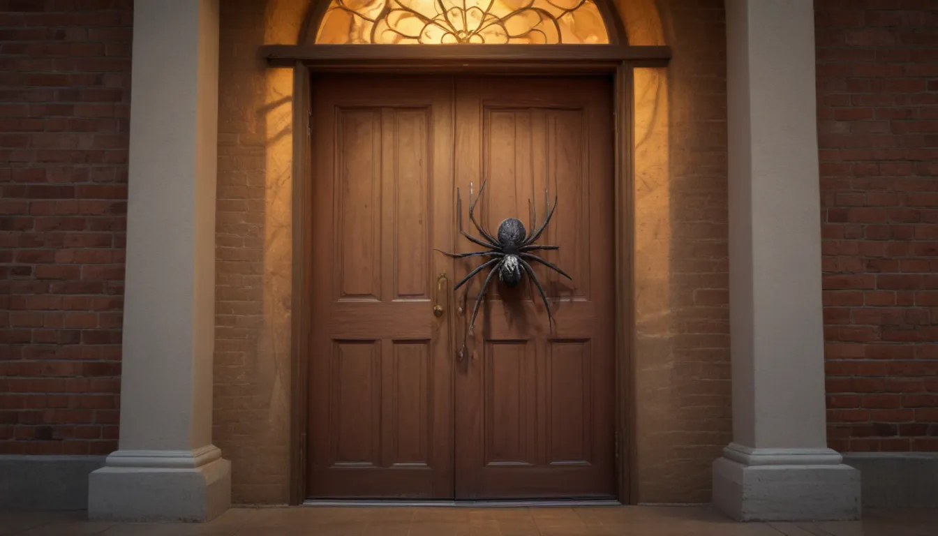 Spider on Front Door Spiritual Meaning: An In-Depth Guide