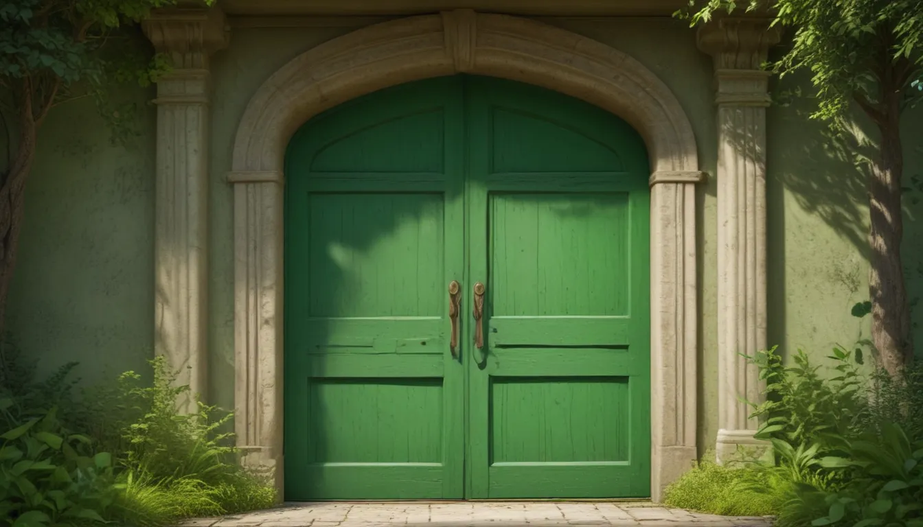 The Spiritual Meaning of a Green Door