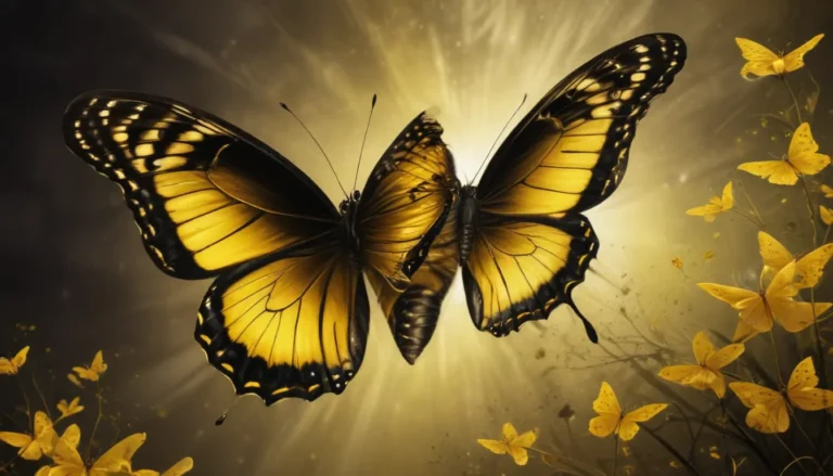 The Spiritual Meaning of Black and Yellow Butterflies: A Comprehensive Guide