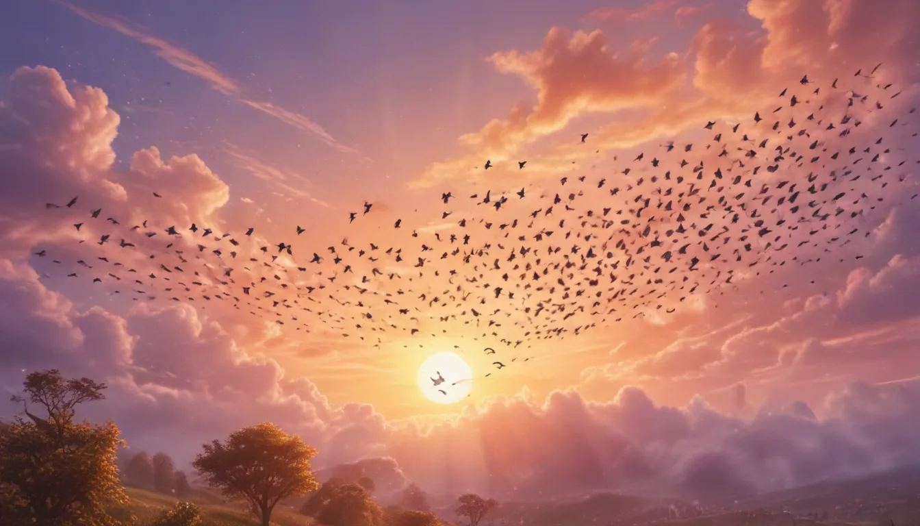 The Spiritual Meaning of a Flock of Birds Flying Over You: A Comprehensive Guide