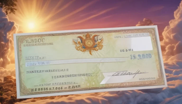 The Spiritual Meaning of Receiving a Cheque in a Dream: An In-Depth Guide