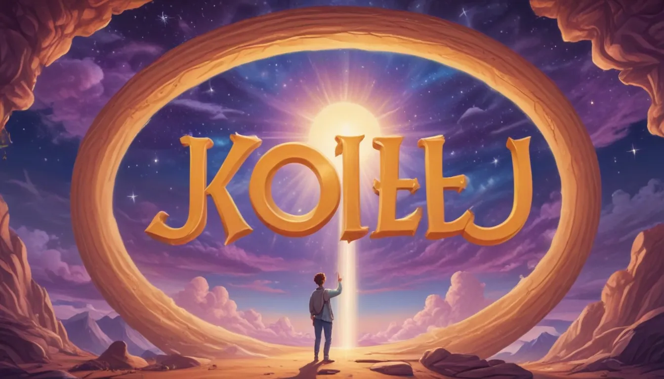 The Spiritual Meaning of the Name Joel: A Comprehensive Guide