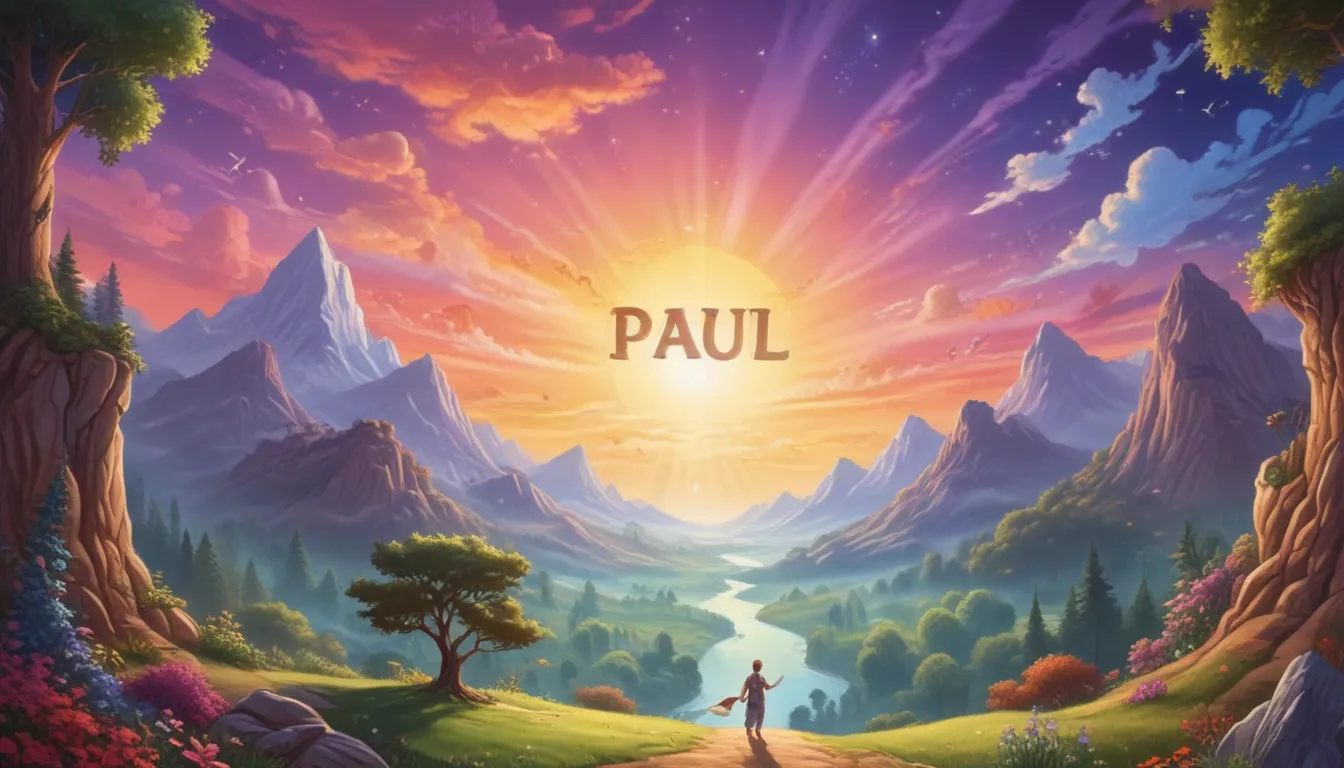 The Spiritual Meaning of the Name Paul: A Comprehensive Guide