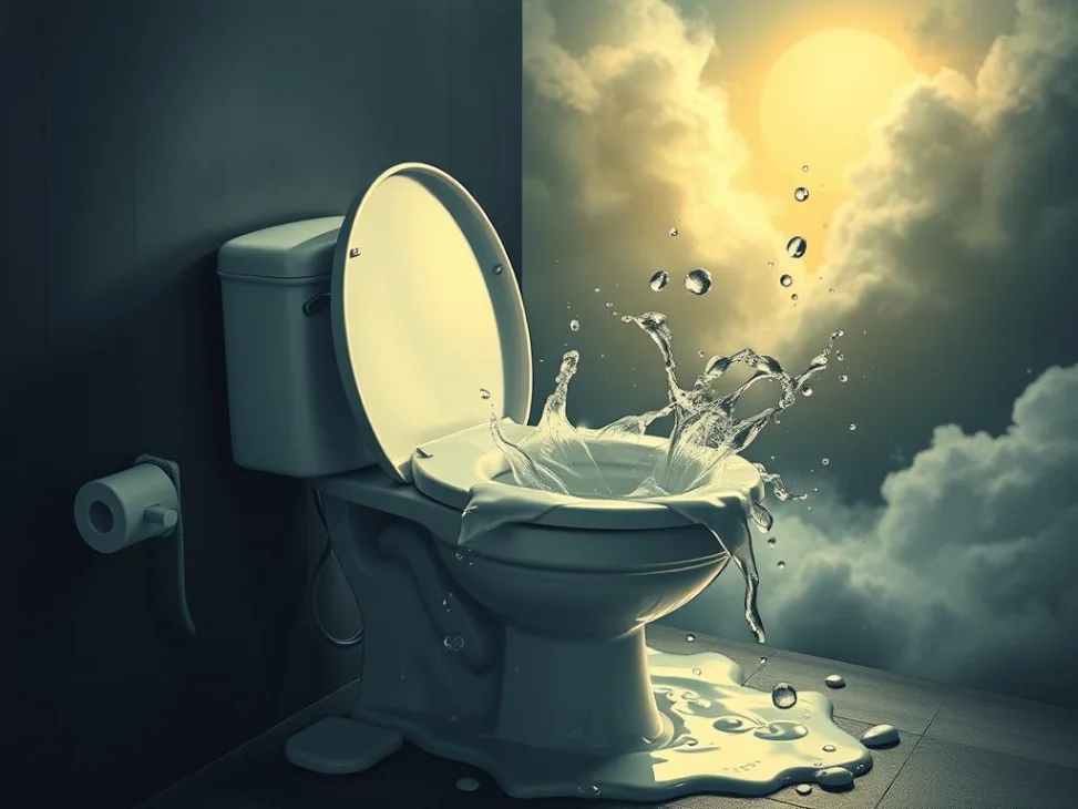 Overflowing Toilet in a Dream