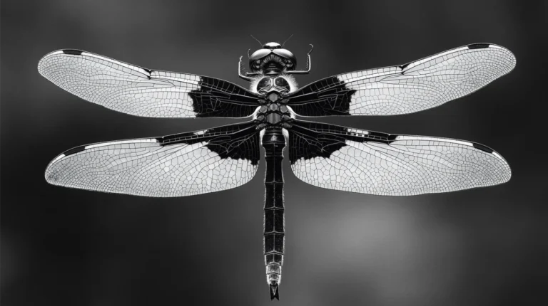 Black and White Dragonfly Spiritual Meaning