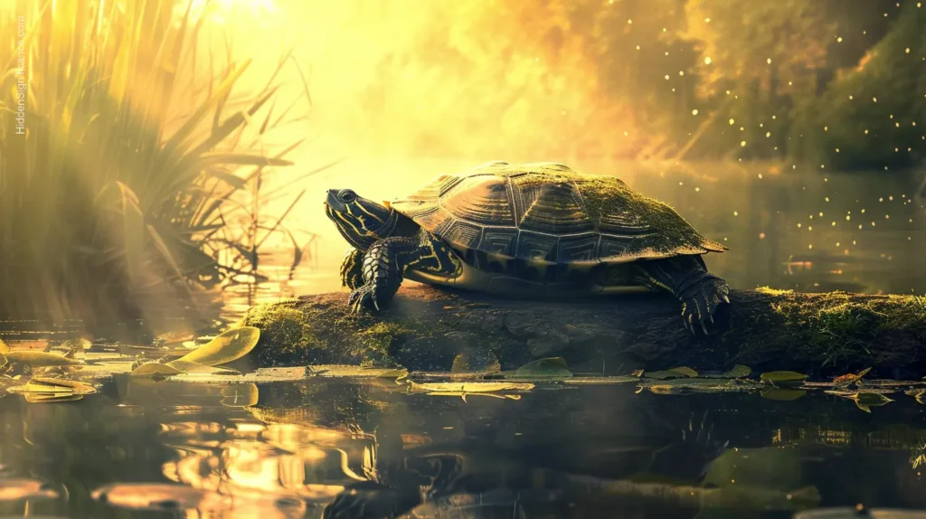 spiritual meaning of a turtle crossing your path