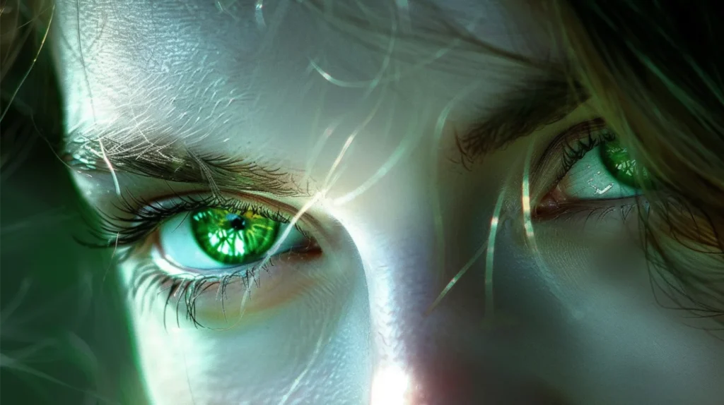 The Energetic Properties of Green Eyes