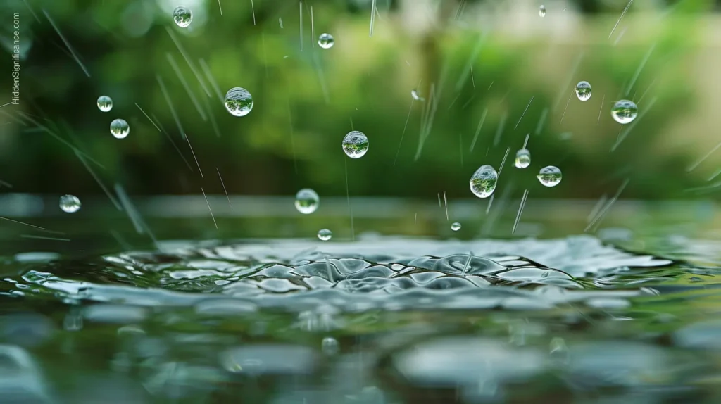 The Cleansing Power of Rain Drops