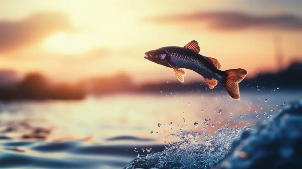 Symbolic Meanings of Fish Jumping out of Water