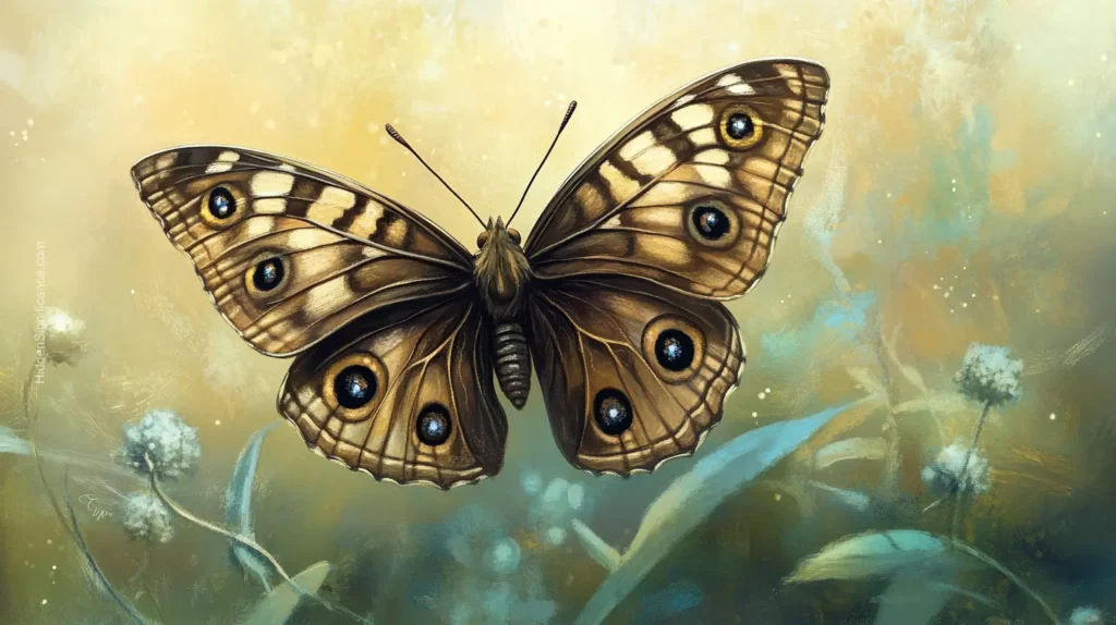 Connecting with Speckled Wood Butterfly Energy