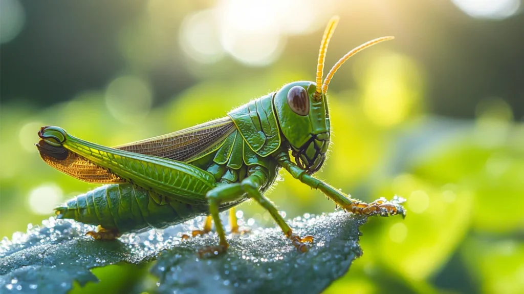 Symbolic Significance of Green Grasshoppers