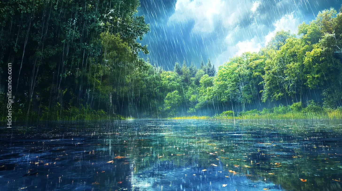 Spiritual Meaning of Rain Without Clouds