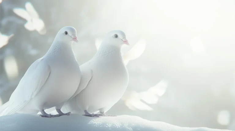 The Spiritual Significance of White Pigeons: Messengers of Peace and Purity