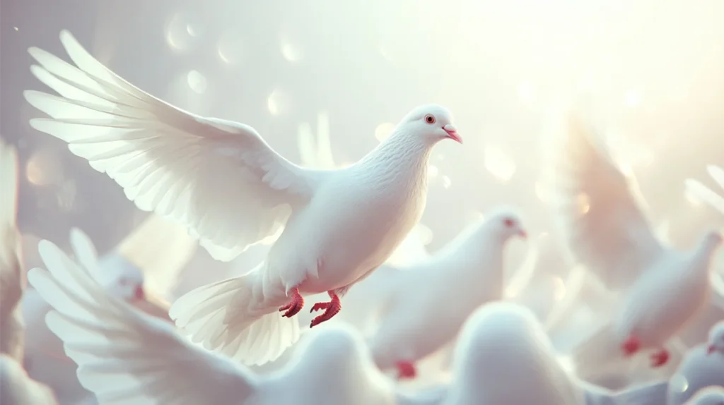 Symbolism of White Pigeons