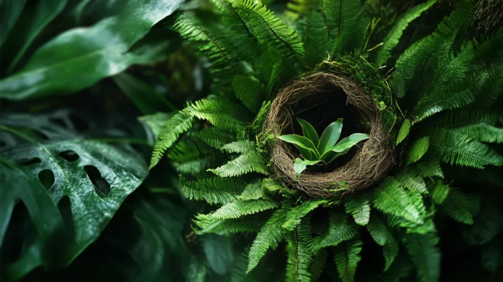 Incorporating Bird's Nest Ferns into Your Spiritual Practice