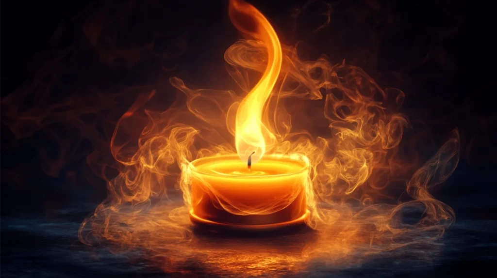 Dancing Candle Flame Spiritual Meaning